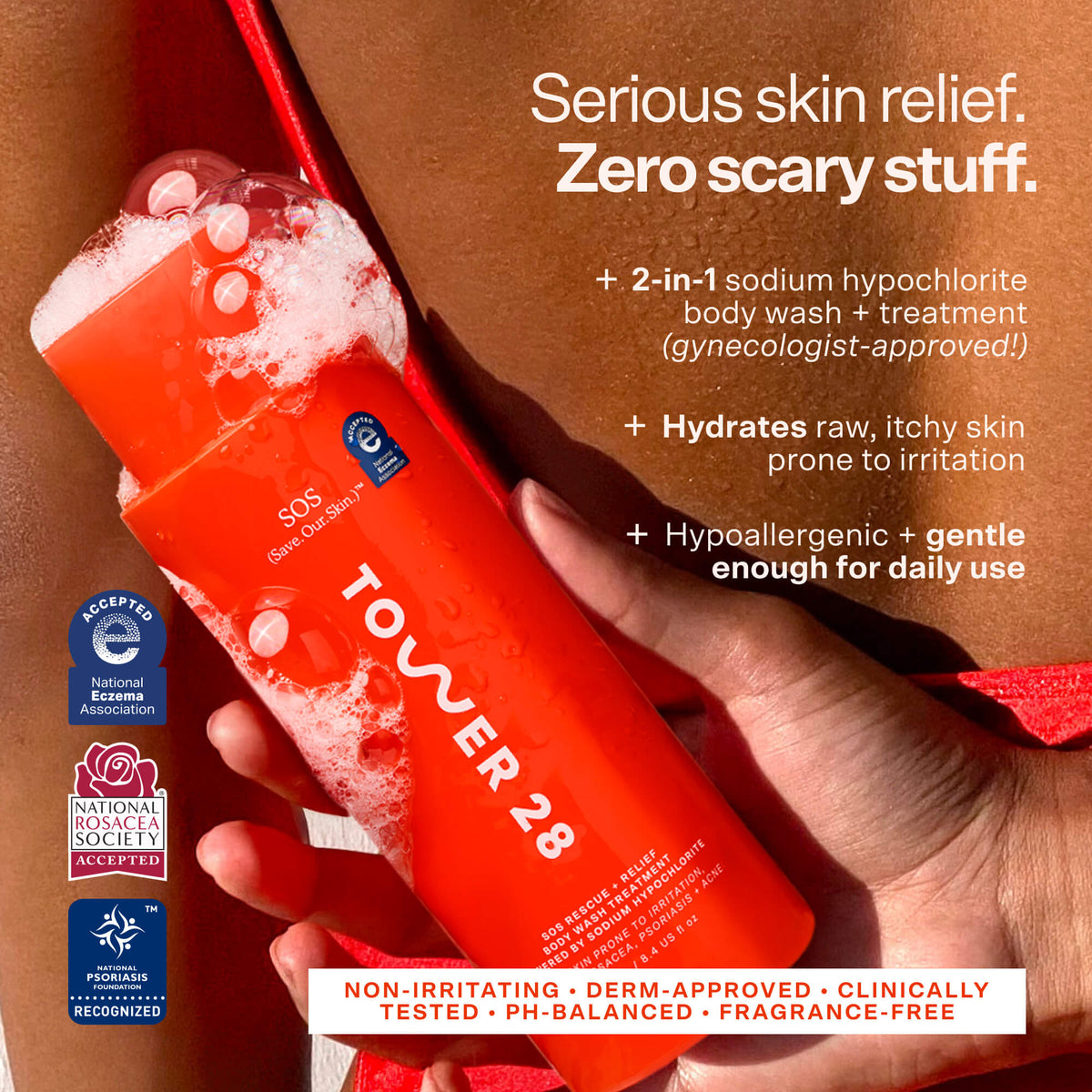 SOS Rescue + Relief Body Wash Treatment Q9